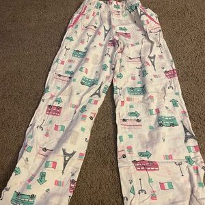 Paris Themed Pajama Pants